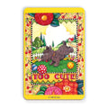 Too Cute Scottie Wooden Magnet