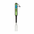 TruTemp Programmable Fork Thermometer with blue display and lime green body