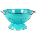 Turquoise Enamel Colander