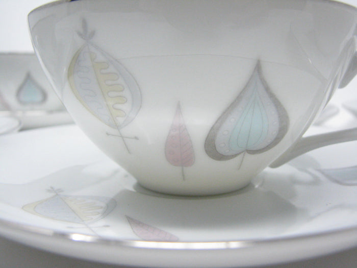 edgebrookhouse - Vintage Yamaka Bon Soir Tea Cups and Saucers - Set of 6