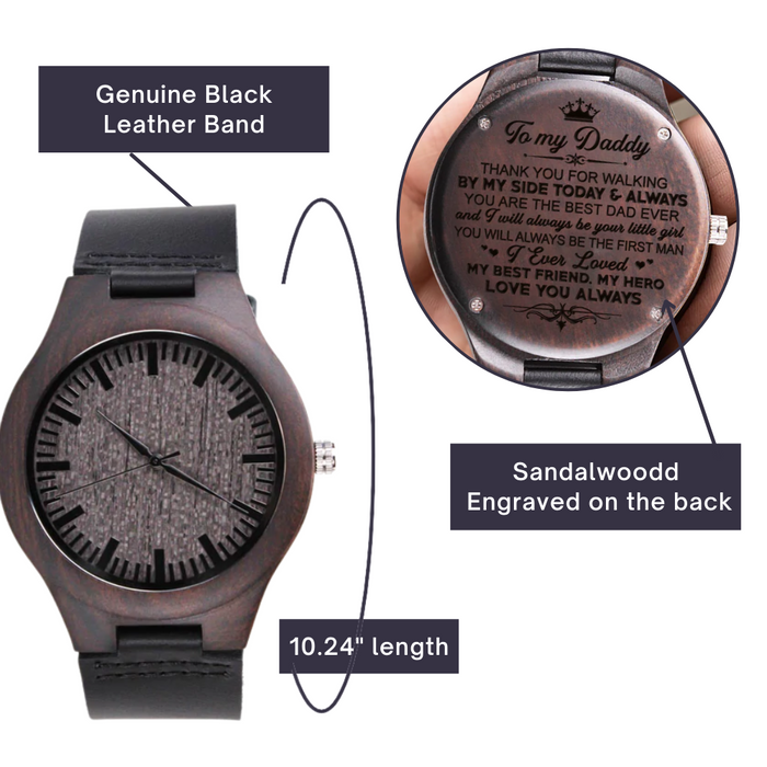 Watch Gift for Daddy- My best friend, my hero love you always - JWshinee