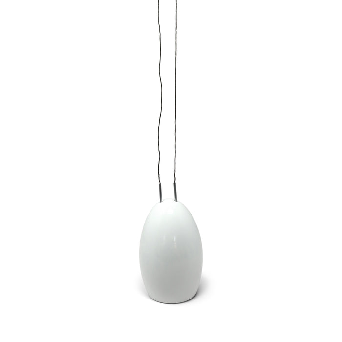 White Porcelain "Oh" Pendant Lamp by Tobias Grau
