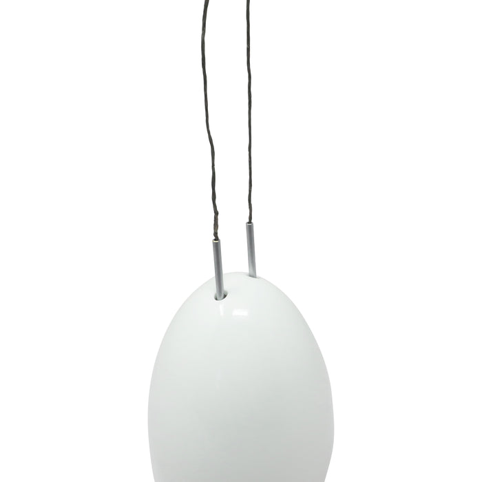 White Porcelain "Oh" Pendant Lamp by Tobias Grau