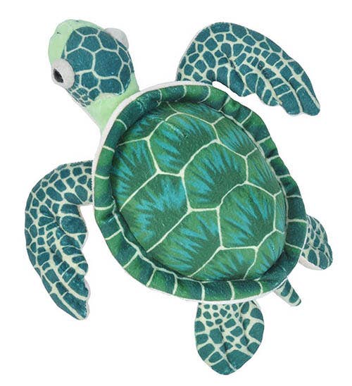 Wild Republic - CK-Mini Green Sea Turtle Stuffed Animal 8"
