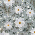 Winter Dreams 90841M-60 Winter Flower Mint for FIGO Fabrics
