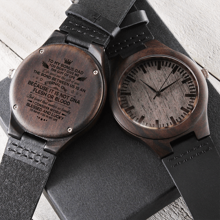 Wood Watch for Bonus Dad- You didn't give me the gift of life - JWshinee
