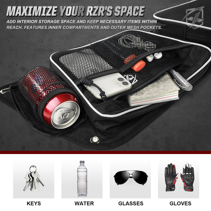 Xprite Polaris RZR Front Side Door Bags fits RZR 2014-2020