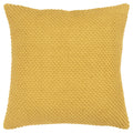 ZIEGLER YELLOW  SOLID URBAN FARMHOUSE THROW PILLOW